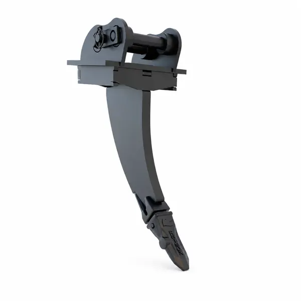 Heavy-duty excavator ripper attachment included with the Kubota U17-3