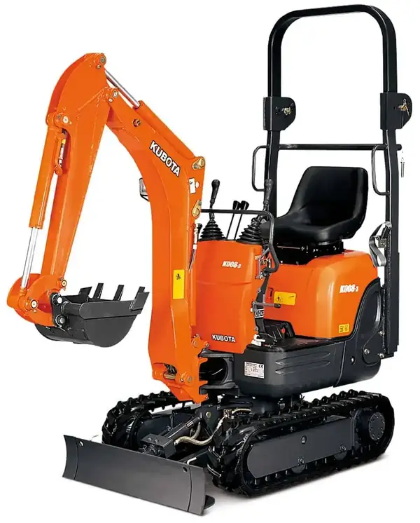 Kubota K008-3 micro excavator